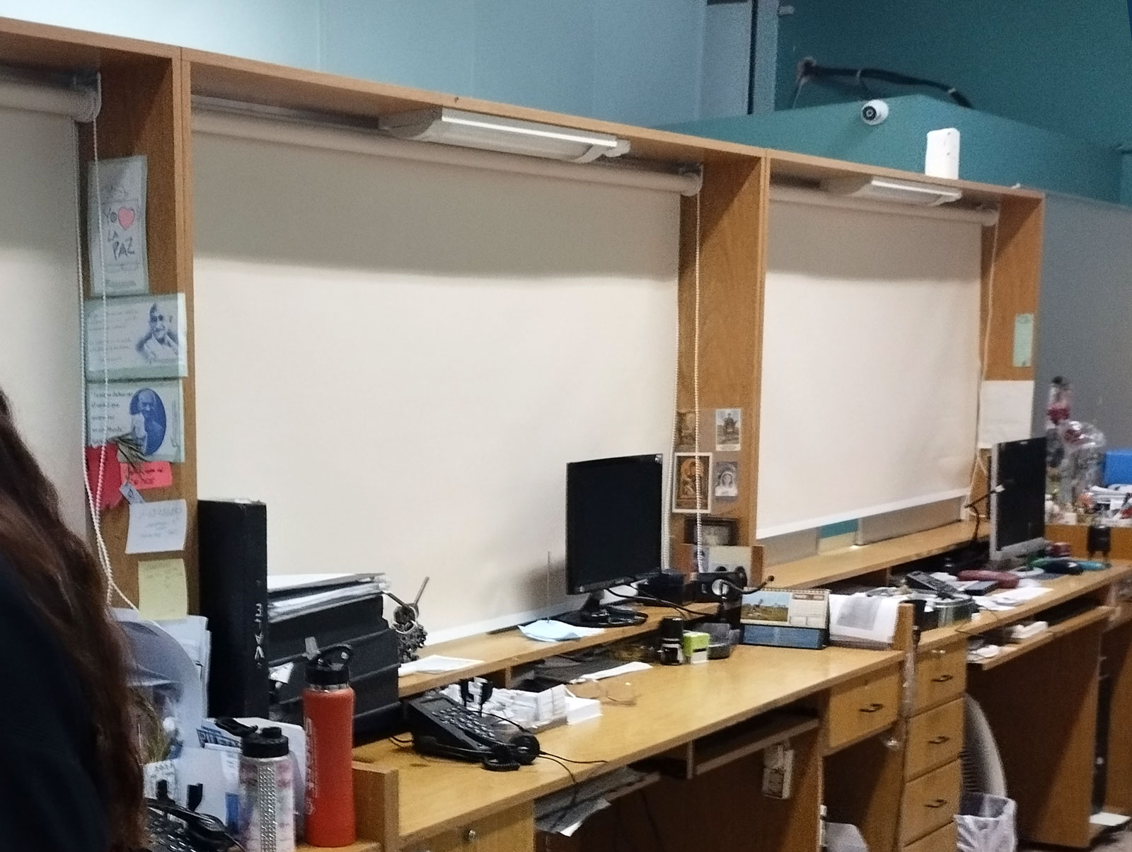Módulo de atención al público, interior.